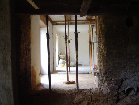 Percement d'un mur